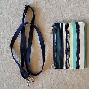 THIRTY-ONE CROSS TOWN SEA STRIPE CROSSBODY/WALLET Travel